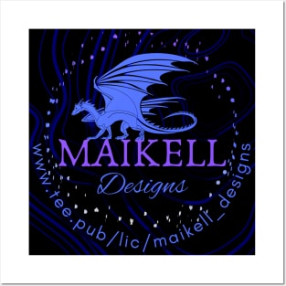 2023 Maikell Designs Logo (MD23Dra001) Posters and Art